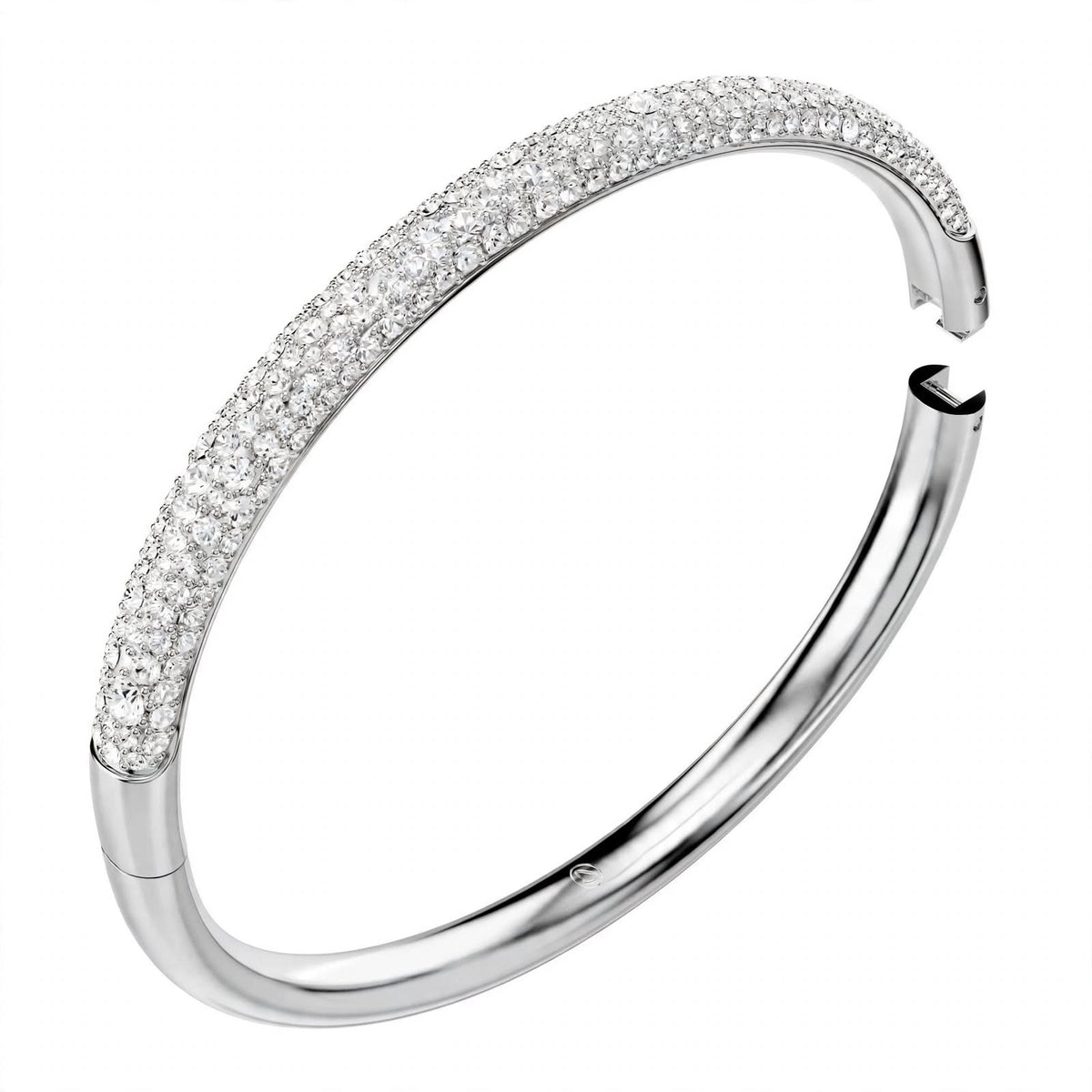 18K Rose Gold Snow Pavé Crystal Bangle