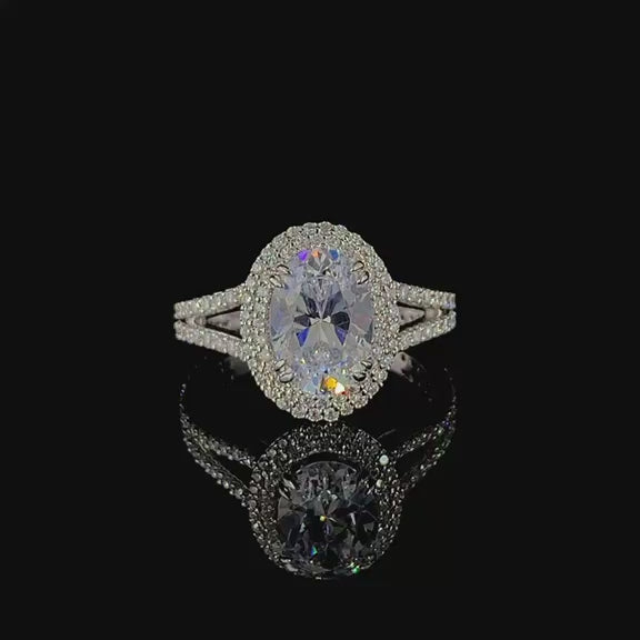 Moissanite Premium All Over Diamond Studded Ring