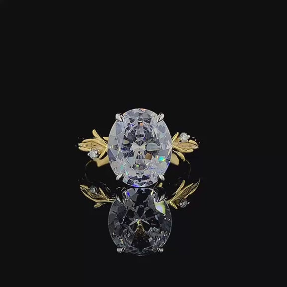 Gold And Diamond Jewelry Ring