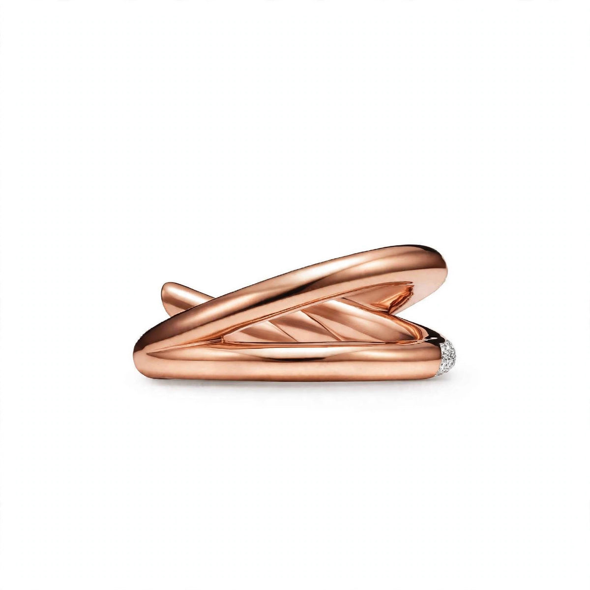18K Yellow Gold Double-Row Knot Statement Ring