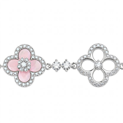 18K Rose Gold Sakura Clover Bracelet