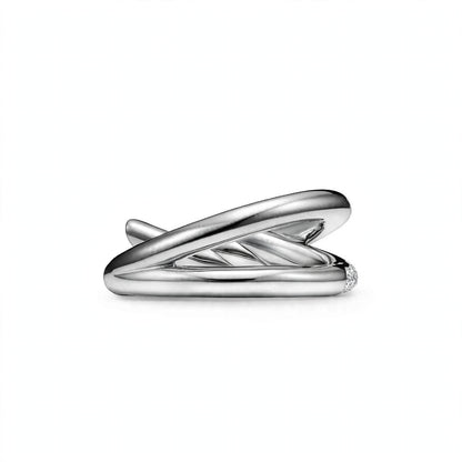 18K Yellow Gold Double-Row Knot Statement Ring