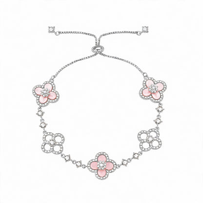 18K Rose Gold Sakura Clover Bracelet